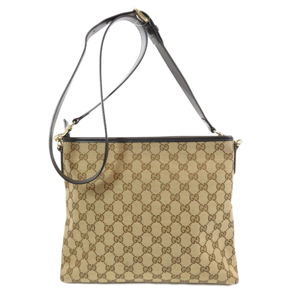 Gucci red web Line Sherry canvas green bag GG beige shoulder